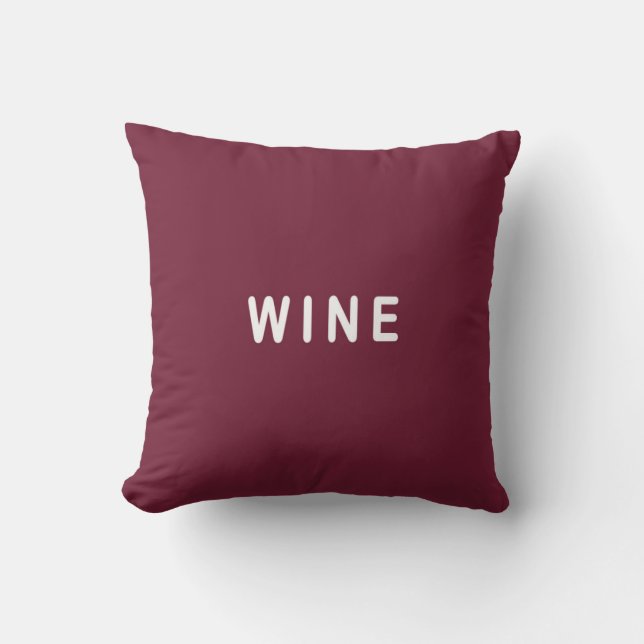 Coussin de choix de vin ou de bière drôle (Recto)