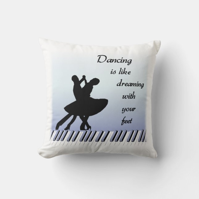 Coussin de citation de danse (Recto)