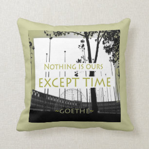 Coussin de citation de Goethe