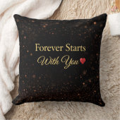 Coussin de citation de mariage romantique de luxe (Couverture)