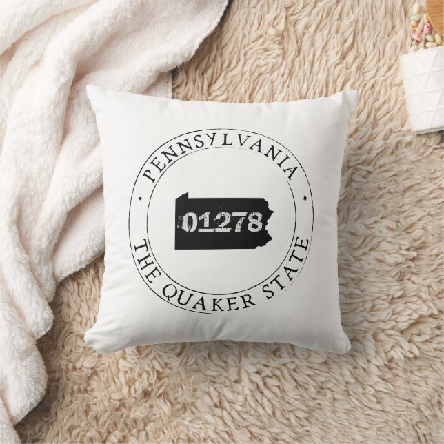 Coussin de code postal Pennsylvania (Couverture)