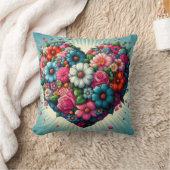 Coussin de coeur de fleurs ! (Couverture)