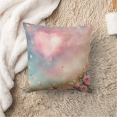 Coussin de coeur de noeud d'amour (Couverture)