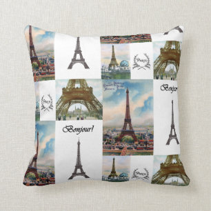 Coussin de collage de Tour Eiffel