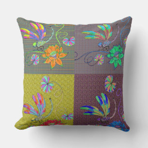 Coussin de collage des libellules