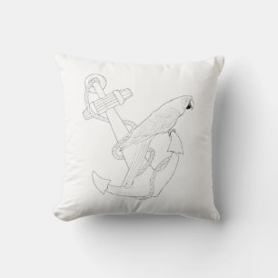 Coussin de coloration pour adultes de perroquets n