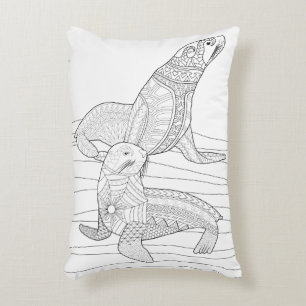 Coussin de coloriage pour adultes