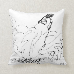 Coussin de concepteur de coq de pays par
