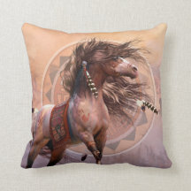 Coussin de concepteur de guerrier d'esprit