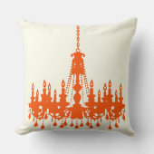 Coussin de concepteur de lustre orange (Recto)