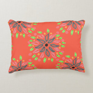 Coussin de concepteur réversible avec bandes