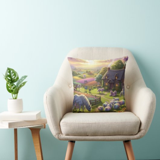 Coussin de conception campagnard (Chaise)