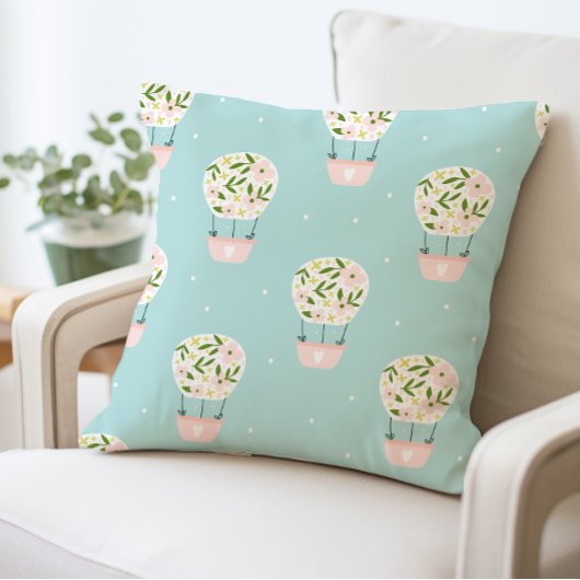 Coussin de conception de ballon à air chaud
