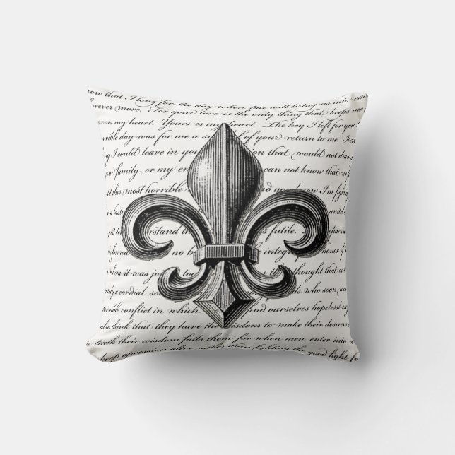 Coussin de conception de Fleur-De-Lis la (Recto)