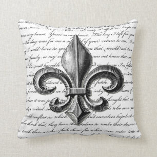 Coussin de conception de Fleur-De-Lis la