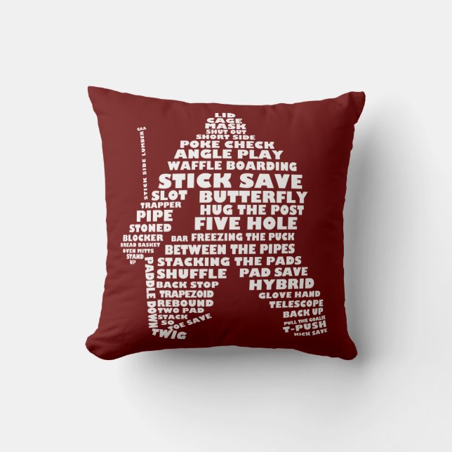 Coussin de conception de la typographie de gardien (Recto)
