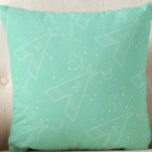 Coussin de conception de Motif de Tepee tribal de 