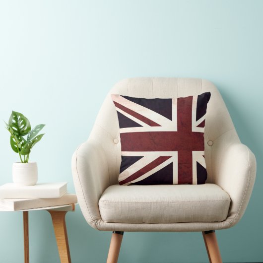 coussin de conception Union Jack Vintage (Chaise)
