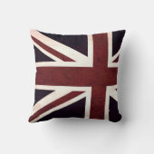 coussin de conception Union Jack Vintage (Verso)
