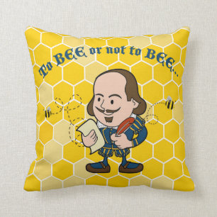 Coussin de concours d'orthographe de Shakespeare