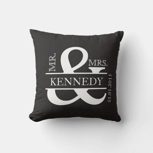 Coussin de conservation de monogrammes personnalis (Recto)