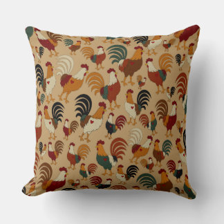 Coussin de coq de charme de pays