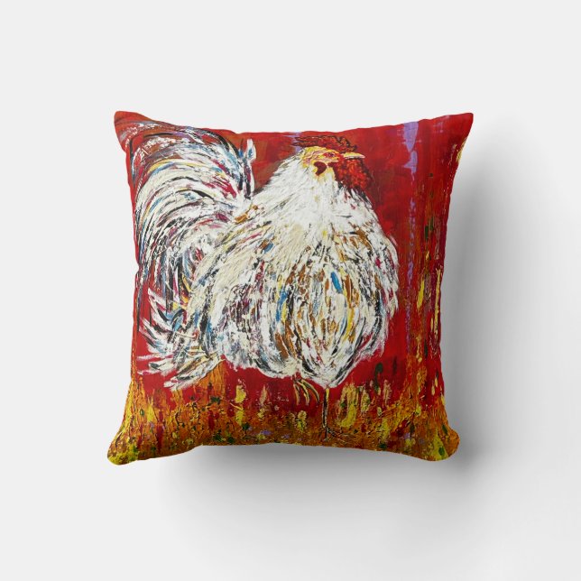 coussin de coq de poulet (Verso)