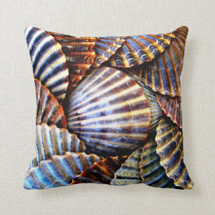 Coussin de coquillage de feston
