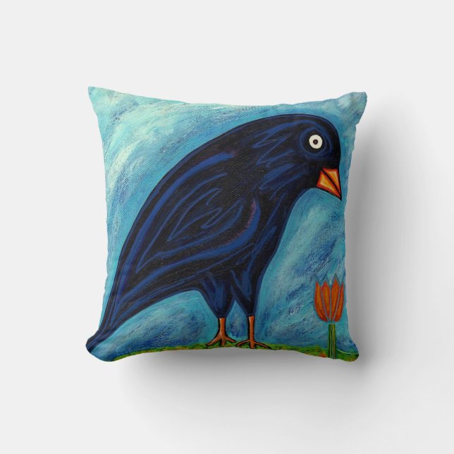 Coussin de corneille et de poulet (Recto)