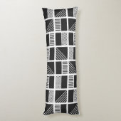 Coussin de corps Carré géométrique (Dos (Vertical))