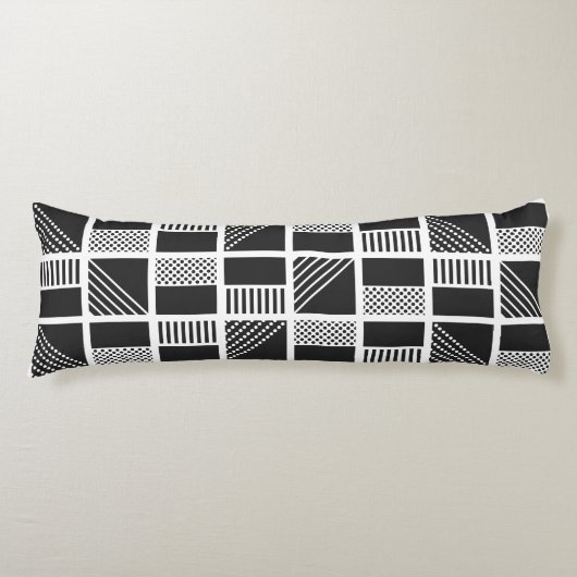 Coussin de corps Carré géométrique (Devant)