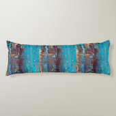 Coussin de corps d'art abstrait (Devant)