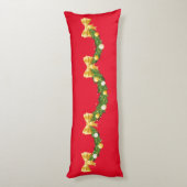 Coussin de corps de butin de Noël (20" x 54") (Dos (Vertical))
