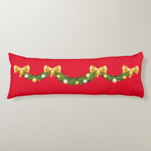 Coussin de corps de butin de Noël (20" x 54") (Devant)