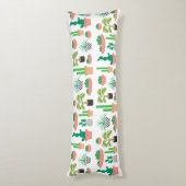 Coussin de corps de cactus (Dos (Vertical))