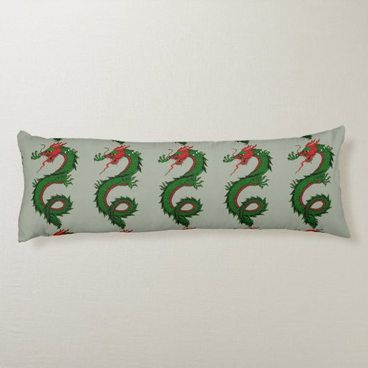 Coussin de corps de dragon chinois (Dos)