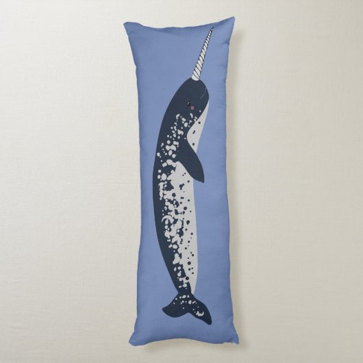 Coussin de corps de Narwhal (Dos (Vertical))