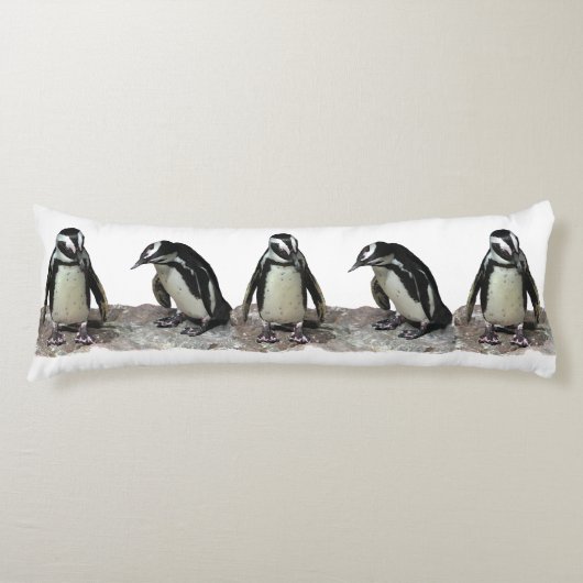 Coussin de corps de pingouins (Devant)