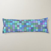 Coussin de corps d'édredon de patchwork (Dos)