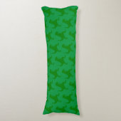 Coussin de corps Dinosaure Vert (Devant (Vertical))