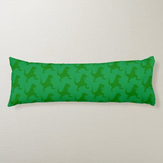 Coussin de corps Dinosaure Vert (Devant)