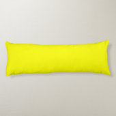 Coussin de corps d'oiseau de jaune bonjour (Dos)