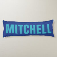 Coussin de corps fait sur commande de nom et de