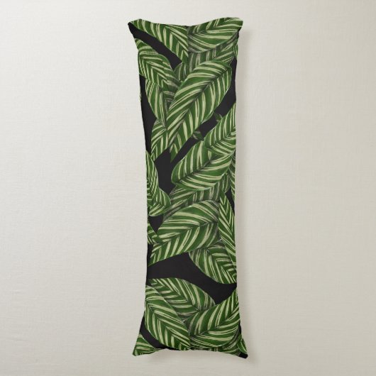 coussin de corps feuille jungle (devant Vertical)