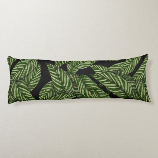 coussin de corps feuille jungle (Dos)