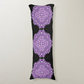 coussin de corps mandala violet (devant Vertical)