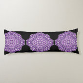 coussin de corps mandala violet (Dos)