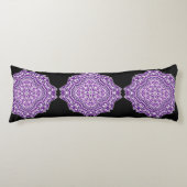 coussin de corps mandala violet (Devant)
