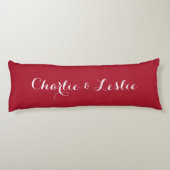 Coussin de corps personnalisé Boudles & Boudins (Dos)