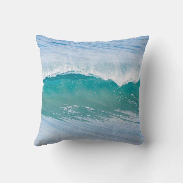 Coussin de coton Malibu Gem Ocean Wave (Verso)